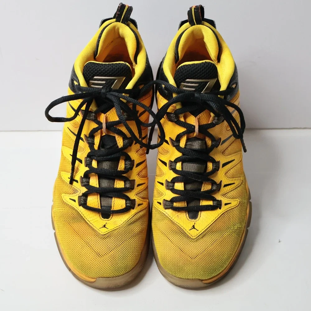 Jordan CP3 IX Yellow Black Basketball Shoes 810868-012 Mens 8.5‎